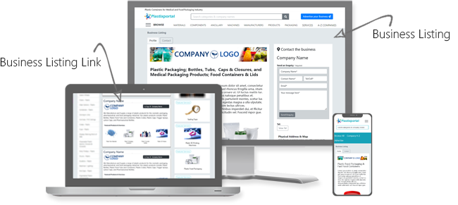 Standard Listing Responsive View on all Major device sizes